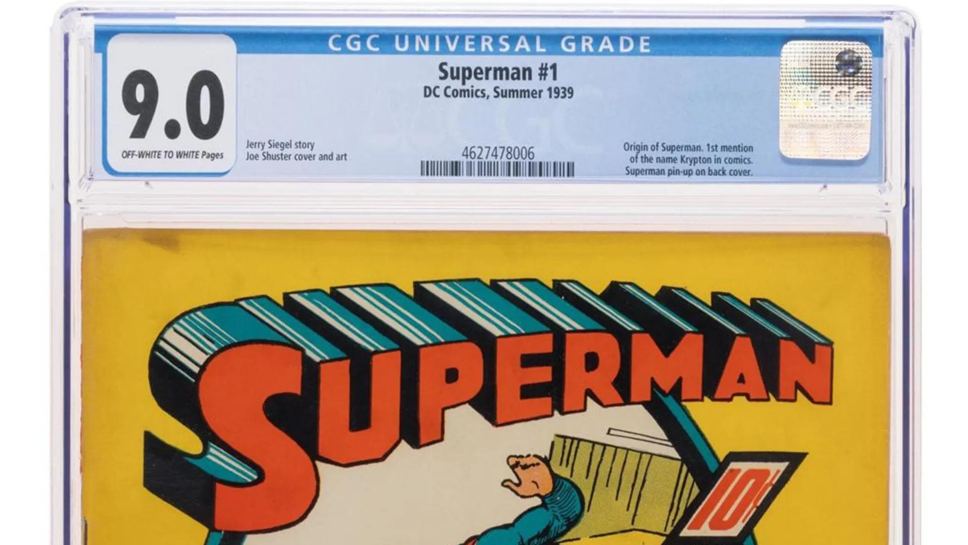 Superman No. 1 Discovered in Attic Fetches $9.12 Million